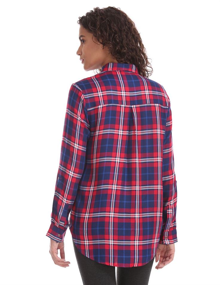 U.S. Polo Assn. Women Checkered Casual Wear Shirt